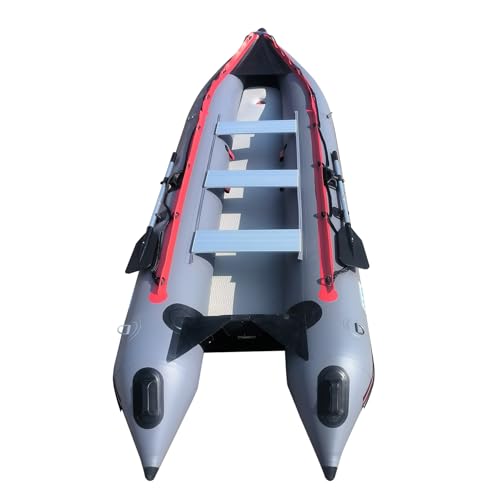 BRIS 14.5Ft Heavy Duty Inflatable Kayak Boat Fishing Tender Kayaks Canoe Dinghy