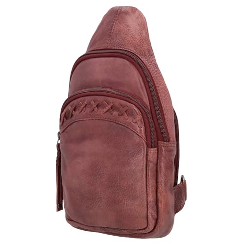 Taylor Leather Unisex Tactical Gun Holster Sling Backpack - Medium Frame Handgun -Two locking concealment pockets with YKK...