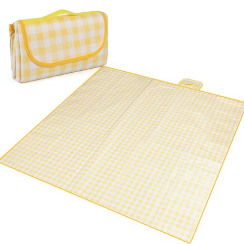 80" x 80" Outdoor Picnic Blanket, Oversized Compact Beach Mat, Extra Large Sandproof Waterproof Mat， Portable and Lightwei...