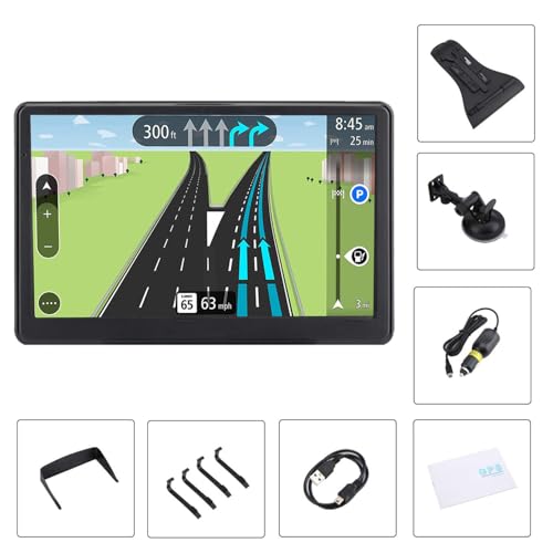 7-Inch Touch Screen GPS Navigation for Car, Truck and RV with 2025 Maps - Speed and Red Light Warning Alerts - Free Lifeti...
