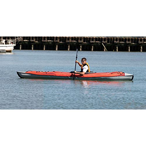 Advanced Elements AE1007-R AdvancedFrame Convertible Inflatable Kayak - 15' - Red