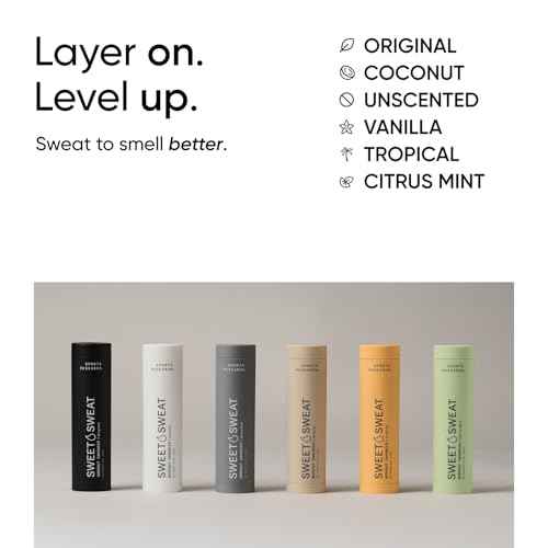 Sports Research Sweet Sweat Workout Enhancer Roll-On Gel Stick - Makes You Sweat Harder and Faster, Use with Sweet Sweat Waist Trimmer