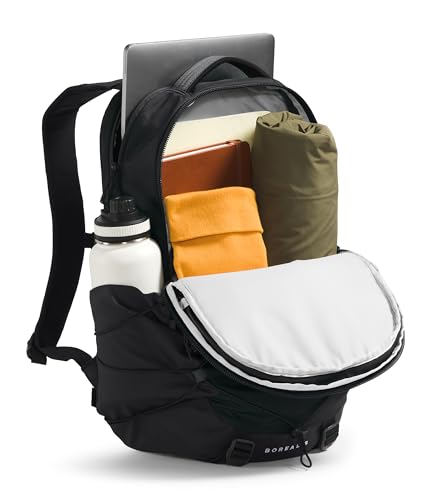 The North Face Borealis Commuter Laptop Backpack - Water Repellent, 16" Laptop Sleeve, Large Main Compartment, TNF Black/T...
