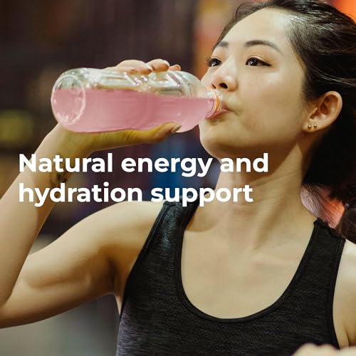 Youngevity Official ElectroFuel Natural Energy Drink Mix - Raspberry Electrolyte Powder - Energy and Hydration - 30 Sticks