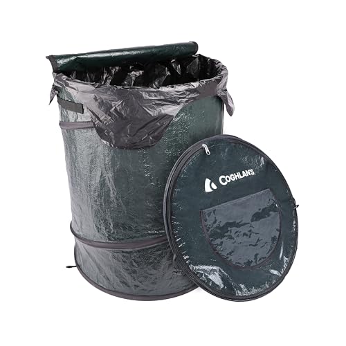 Coghlan's Pop-Up Lightweight Trash Can – Collapsible Waste Bin for Camping, RV, Outdoor Events, and Travel – Durable, Comp...