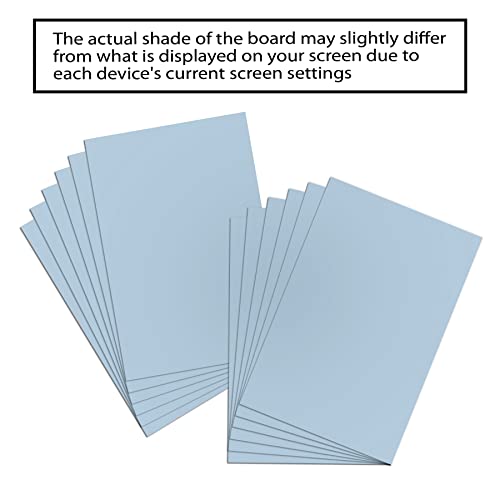BAZIC Products Poster Board Azure Light Blue 22" X 28", Colored Poster Board Paper, Bulk Boards for School Craft Project P...
