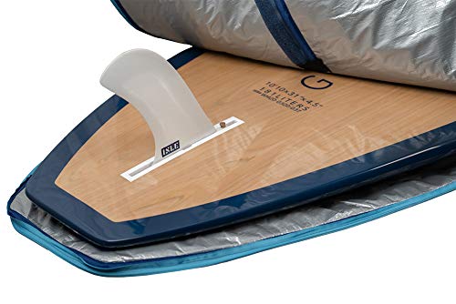 ISLE 10'6" SUP Day Bag for Storage & Transport — Water-resistant Padded Carry Case for Epoxy, Rigid Paddle Boards - Inflat...