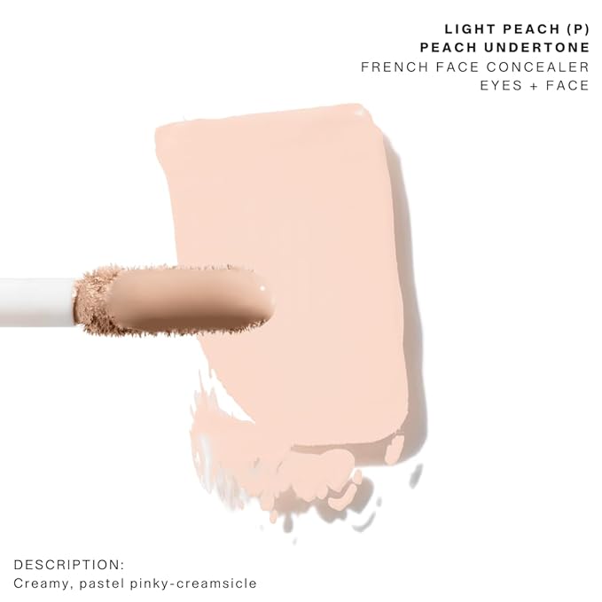 Maxine's Revenge FRENCH FACE CONCEALER | Hydrating & Blurring for Eyes + Face (Light Peach)
