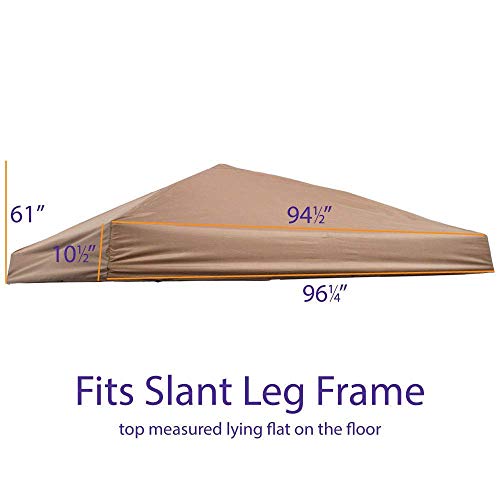 IMPACT CANOPY Pop up Canopy Replacement TOP ONLY, Khaki