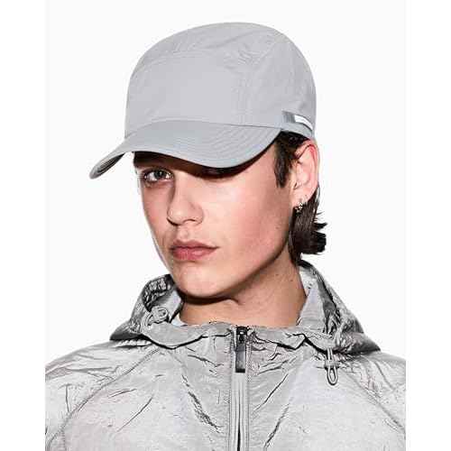 Armani Exchange Men's Clean Poly Hat Neutral Gray, One Size