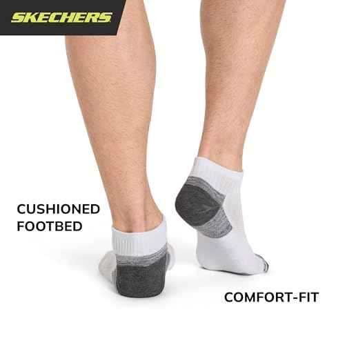 Skechers Men's 6 Pack Quarter Crew Socks