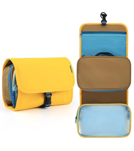 LCYPQPQ 2025 New ! Large-Capacity Foldable travel toiletry bag - Multi-Functional Detachable hanging toiletry bag, Portabl...