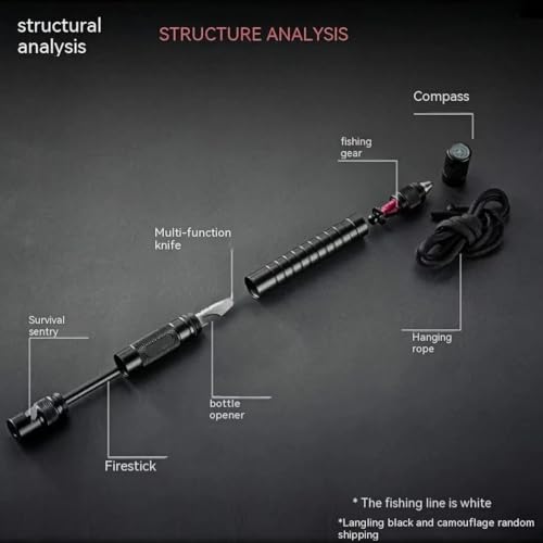 Fishing, Fire Stick, Outdoor Adventure, Survival Equipment, Multi functional Tactical Pen
