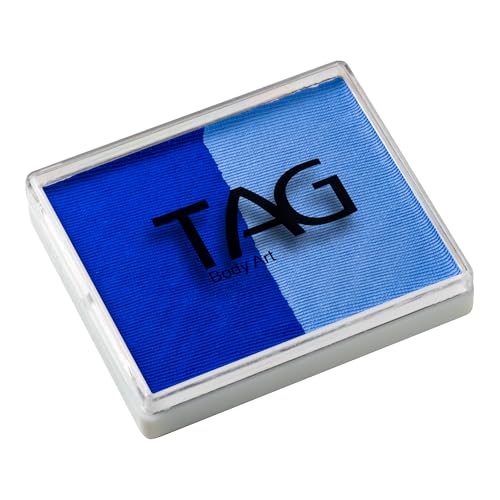 TAG Face and Body Paint - Split Cake 50g (Powder Blue/Royal Blue)