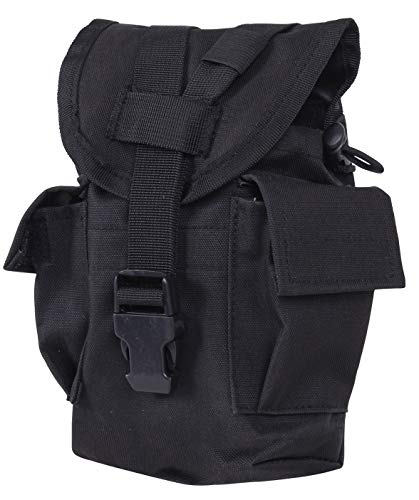 Rothco MOLLE II Canteen & Utility Pouch, Black