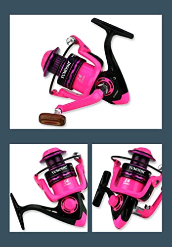 GaiRen Fishing Spinning Reel Gear Ratio 5.2:1 Lightweight Left/Right Hand Interchangeable Ultra Smooth Powerful 2000, 300...