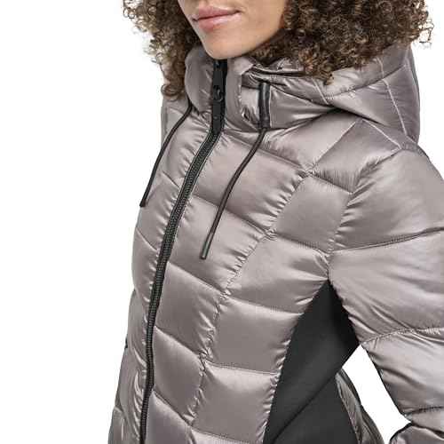 DKNY womens Scuba-side Light-weight Puffer