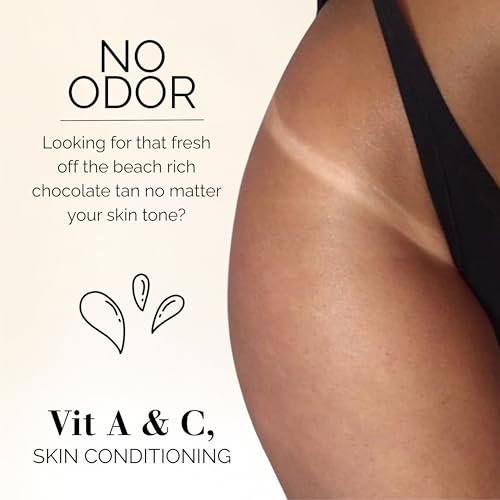 SunFX Caribbean Chocolat-All Natural Spray Tanning Solution(1L/33.8 fl oz, DARK SUMMER)