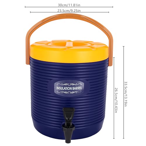 INPAITOO 3 Gallon Water Cooler, Insulated Beverage Dispenser with Faucet, Insulated Beverage Dispenser, Portable Hot Water...