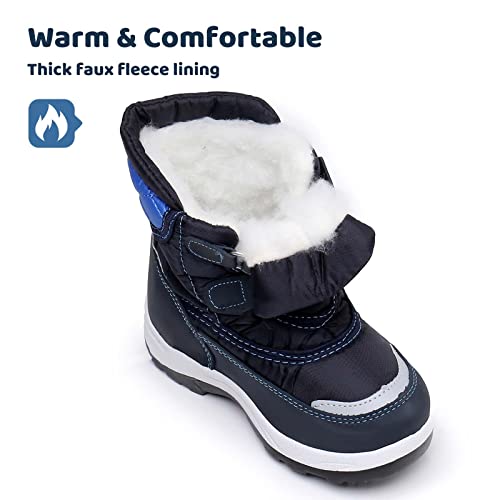 Apakowa Kid's Boys Girls Winter Snow Boots (Toddler/Little Kid)