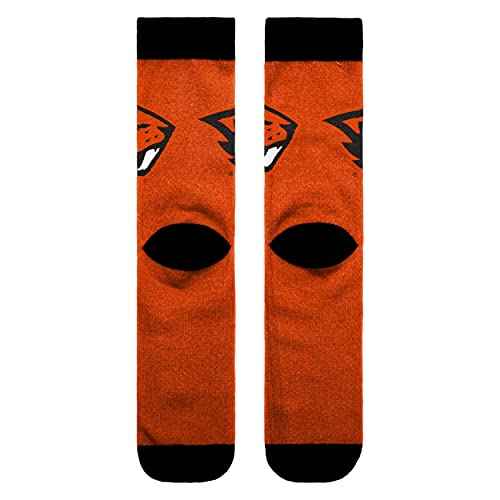 FOCO Men's NCAA College Team Color Primetime Logo Socks