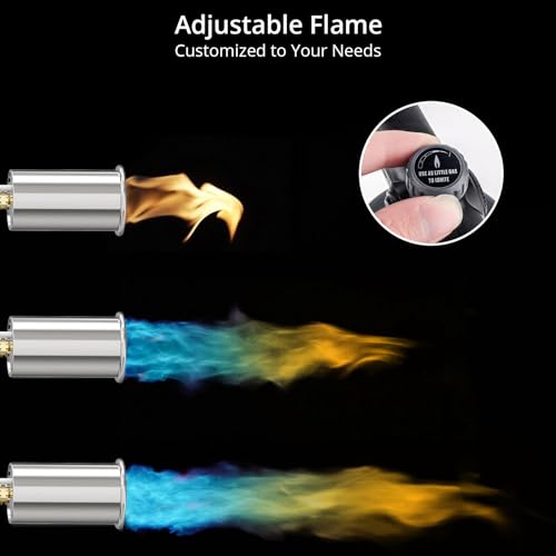 Sondiko Powerful Grill & Cooking Propane Torch L8010, Sous Vide, Campfire Starter, Adjustable Wood Torch Burner for Searin...