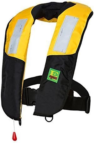 Lifesaving Pro Premium Auto/Manual Inflatable Life Jacket/Floating Vest Inflate Survival Aid PFD Light Weight with Reflect...