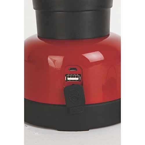 Coleman Classic Rechargeable 400 Lumens LED Lantern, Water-Resistant Lantern with USB Charging Port & Carry Handle, Great for Camping, Power Outage, Emergencies, & Home Use