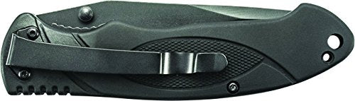 Smith & Wesson Extreme Ops SWA25 7.8in High Carbon S.S. Folding Knife with 3.3in Clip Point Blade and Aluminum Handle for ...