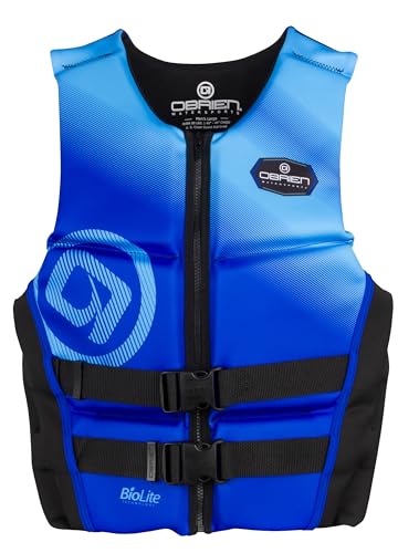 O'Brien Men's Flex V-Back Life Jacket - US Coast Guard Approved Level 70 Buoyancy - Water Sports Activity Including Boatin...