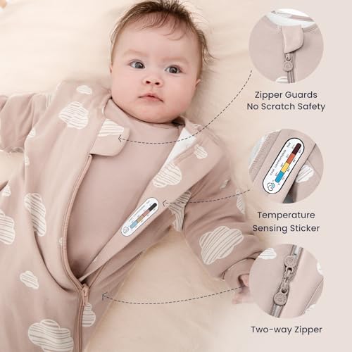 kaiya baby Unisex Sleeping Bag for Babies and Toddlers 1.0 Tog Sleep Sack 6-18 Months, Baby Sleep Sack, Newborn Sleep Sac...