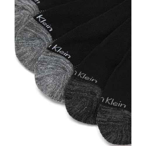 Calvin Klein Mens Socks - Athletic Cushioned High Quarter Cut Socks (6 Pack)