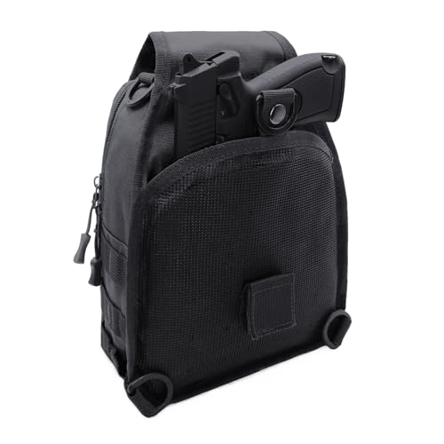 Viriber Tactical Backpack, Waterproof Military Cross-body Molle Sling Shoulder Backpack Chest Bag for Outdoor Every Day Ca...