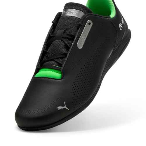PUMA Men's Mercedes AMG Petronas F1 Drift Cat Decima Shoes, Black-Fizzy Green, 13