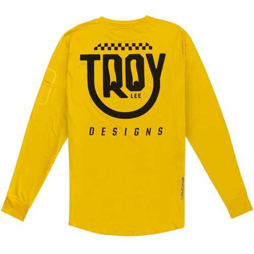 Troy Lee Designs - Ruckus Long Sleeve Ride TEE; Eyez SAFRON XL
