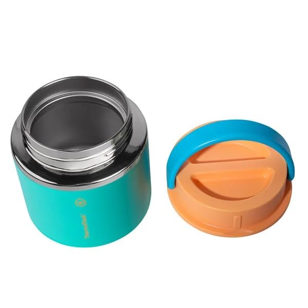 ThermoFlask 20 oz Insulated Food Jar, 2-Pack, Pink and Blue, Hot 12 Hours Cold 24 Hours (Blue and Green)