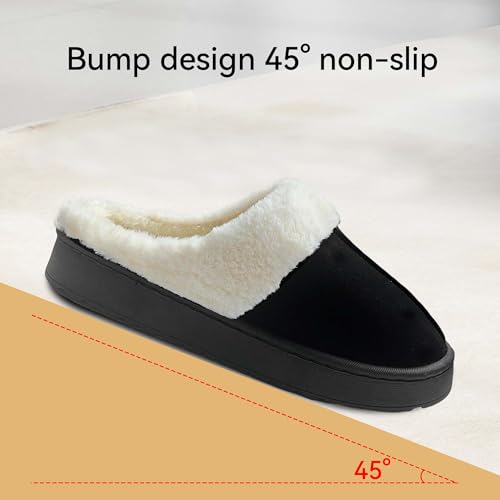 Women's Memory Foam Slippers Fluffy Winter House Shoes Indoor and Outdoor