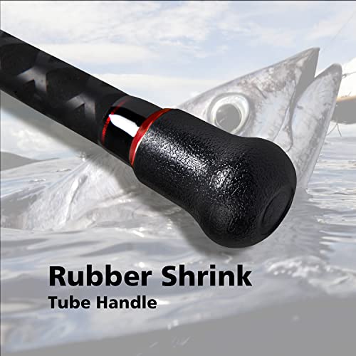 Fiblink Surf Spinning Fishing Rod 2-Piece/4-Piece Graphite Travel Fishing Rod