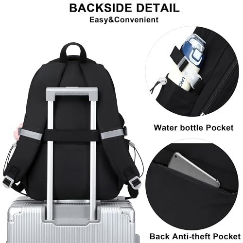 YOJOY Laptop Backpack 15.6 Inch College Backpacks for Women, School Backpack for Girls,Students Aesthetic Anti Theft Trave...