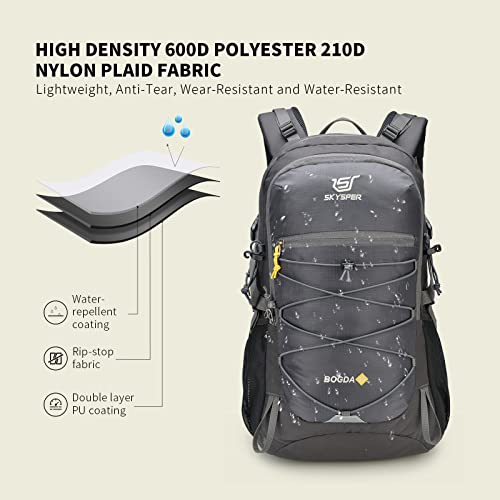 SKYSPER Hiking Backpack for Men Women, 35L Travel Backpack Waterproof Camping Backpack Outdoor Lightweight Daypack