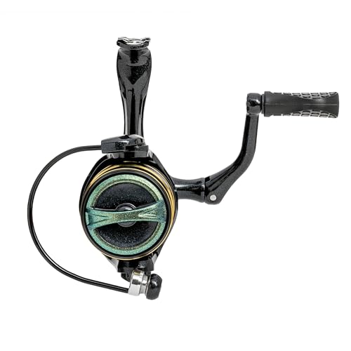 Lew’s Wally Marshall Signature Series Spinning Fishing Reel, 5+1 Bearings, Graphite Frame and Rotor, Interchangeable Retri...