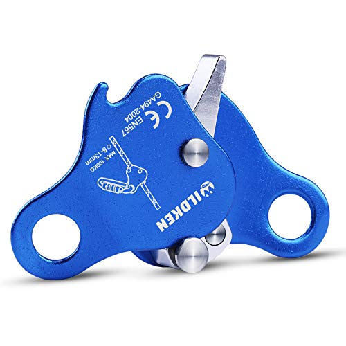 WILDKEN Climbing Ascender Fall Protection Belay Device Climbing Rope Grab for Rock Climbing Mountaineering Tree Arborist E...