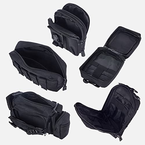 Universal Tactical Car Seat Back Organizer Bag Tactical Molle Vehicle Organizers Panel Vehicle Protector Organizers with 5...