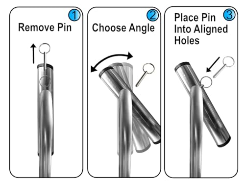 Holder with Rod Holder - Fits in Rod Holder - Island Anchor Shallow Water Anchor Pole Holder and Rod Holder