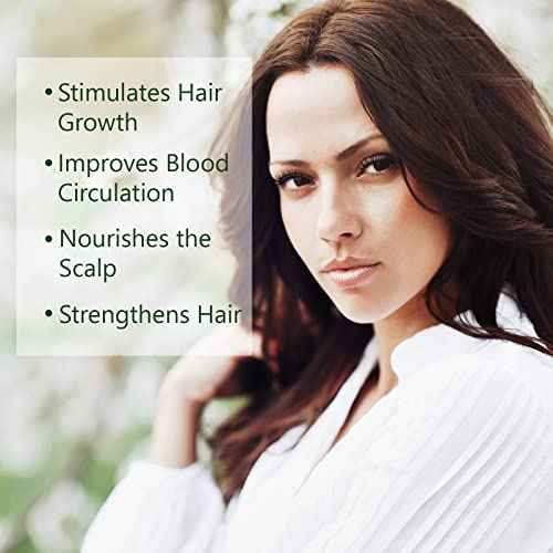 Rosemary Oil for Hair Growth, 100% Pure Organic Rosemary Oil for Eyebrow and Eyelash, Nourishes The Scalp, Improves Blood Circulation,Rid of Itchy & Dry Scalp 60ml