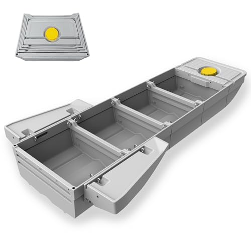 Artigree Fishing Boat, Folding Pontoon Boat, Fits in Car Trunk – Portable Modular Kayak, Seats 2-6, Motor-Ready, Sturdier ...