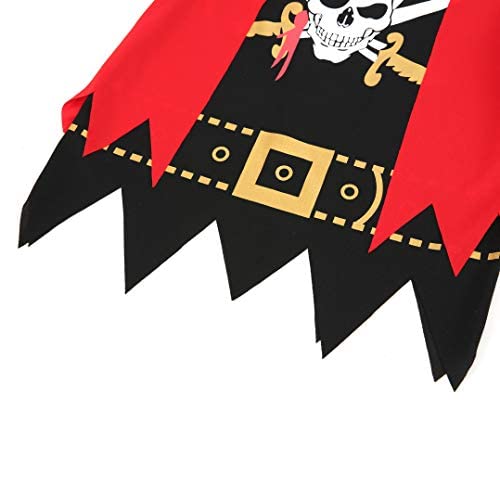 Wizland Children's Pirate Costume - Role Play Costume for Kids 5-6 Years