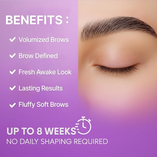 CLIONE PRIME At Home Brow Lamination Kit - DIY Eyebrow Lamination Kit Professional Eye Brow Perm Kit Instant DIY Eyebrow L...