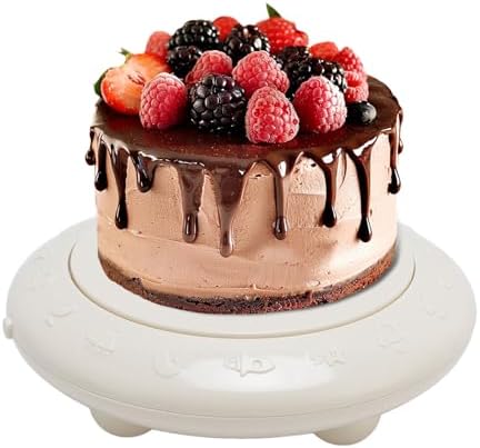 Motorized Rotating Display Stand,Automatic Cake Spinning Display Stand with Music 360 Degree Multipurpose Spinning Display...