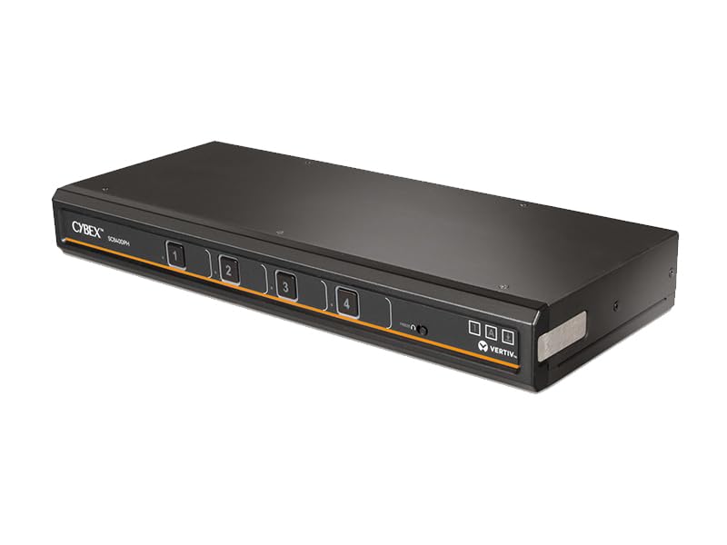 Vertiv Avocent Cybex Sc800 Secure Desktop Kvm Switch, Single Head Monitor, 4 Port, Universal Displayport, Common Access Card (Ca